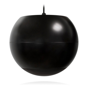 Ecler Spherical Pendant Ceiling Speaker 6.5 inches 160 Watts 8 Ohms or 70v/100v Black