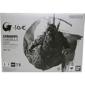 Godzilla Minus One 6 Inch Action Figure S.H. MonsterArts - Godzilla (2023) Minus Color Ver.