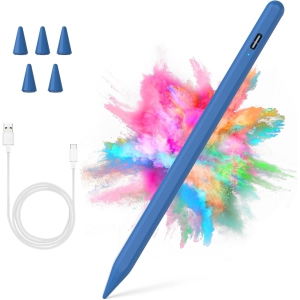 Stylus Pen for iPad, Active Pencil for Apple iPad 10th/9th/8th/7th/6th Generation, iPad Pro 11/12.9 inch, iPad Air 5th/4th/3th Gen, Navy Blue