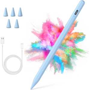 Stylus Pen for iPad, Active Pencil for Apple iPad 10th/9th/8th/7th/6th Generation, iPad Pro 11/12.9 inch, iPad Air 5th/4th/3th Gen, Sky Blue
