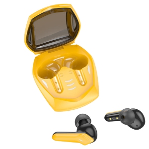 Hoco Ew28 Magic Sound True Wireless Bluetooth Gaming Headset in-Ear Tws Earphone - Yellow