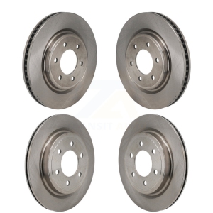 Front Rear Disc Brake Rotors Kit For Ford F-150 Expedition Lincoln Navigator K8-102552