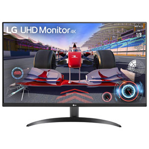 LG UltraFine 31.5" 4K Ultra HD 60Hz 4ms GTG VA LED Moniteur (32UR500K-B) - noir