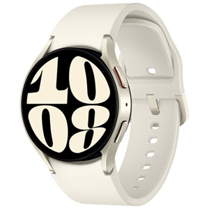 Koodo Samsung Galaxy Watch6 40mm LTE + GPS + Wi-Fi Smartwatch - Cream - Monthly Tab Payment