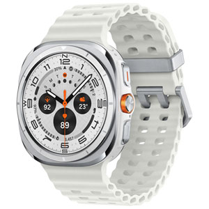 Koodo Samsung Galaxy Watch Ultra 47mm LTE + GPS + Wi-Fi Smartwatch - White - Monthly Tab Payment