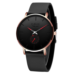 LIGE Men's Classic Quartz Watch | Ultra-thin | Waterproof 3ATM and scratch resistance surface | TUTT Exclusive Gift Ideas