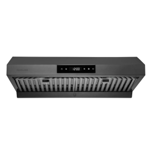 Hauslane | Chef 30-in Ducted Black Stainless Steel Undercabinet Range Hood- UC-PS18BSS-30