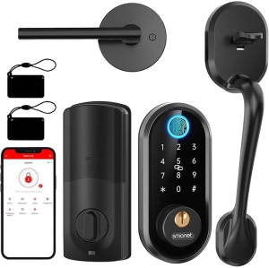 Smonet smart lock with Fingerprint & IC Fobs.