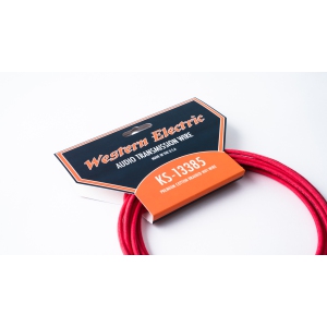 Western Electric High Quality KS13385 Hookup/Speaker Wire 10 AWG Made in the USA (1 Unit = 1 Foot) Red
