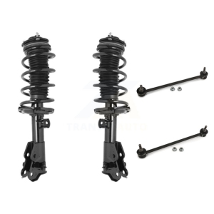 Front Complete Shock Assembly & TQ Link Kit For 2012 Honda Civic Excludes Coupe Si Model KSS-100868