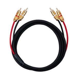 Fluance RCA Cable, 2-Male to 2-Male Gold-Plated Plugs for Preamplifier, CD player, Turntable, and Hi-Fi system - 6 Feet