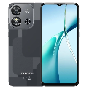 Oukitel C57s Smartphone, 4000mAh Battery, HD+6.6" Display, 64G-Black-Unlocked