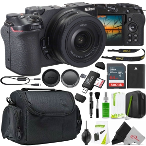 Nikon Z30 Appareil Photo Sans Miroir avec Objectif DX 16-50mm + Ensemble Carte Ultra SDXC 64 Go