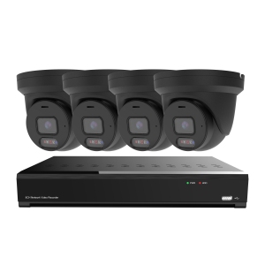 CTVISION 5MP Wired Two Way Audio Security Camera System, 4 Camera Surveillance Kit Outdoor DIY 1TB HDD Included for Home Business Security Camera System