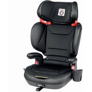 Peg Perego Viaggio Shuttle Plus 120 2-in-1 Booster Car Seat - Licorice (Leather)