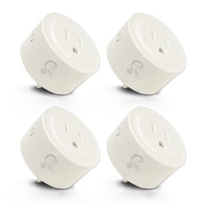Zare Smart Mini Plug with Power Monitoring15A, Smart Home Plug Works with Alexa, Google Assistant and Tuya Smart App, Assess Your Electricity Bill with Zare Smart Plug, 4 Pack