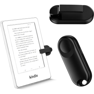 Remote Control Page Turner for Kindle Paperwhite Accessories Ipad Reading, iPhone Tablets Android Taking Photos Camera Video Recording Remote, Zmatte Black