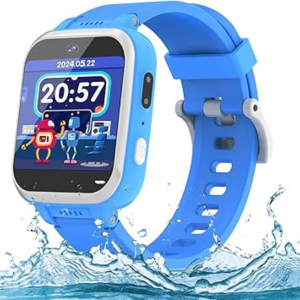 Kids Smart Watch for Boys Girls, Kids Fitness Activity Tracker Watch 1.54'' Screen with Pedometer Flashlight Camera Calculator Alarm Clock 16 Learning Games Music Kids Watch