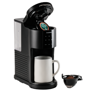 CUCKOO Machine à café K-Cup 3-en-1 1,2 L avec 5 tailles de tasse et fonction d'auto-nettoyage (Noir) CCM-AK011B