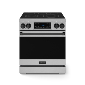 Gordon Ramsay by THOR Kitchen 30 Inch Professional Electric Range with Tilt Panel Touch Control in Stainless Steel/Black