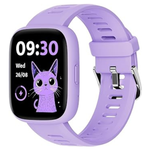 Smart Watch for Kids, 1.8" Fitness Tracker Watch Pedometer, Heart Rate, IP68 Waterproof, Sleep Monitor, Calorie Step Counter, 5 Puzzle Games with/Without APP for Girls Boys Teens 5