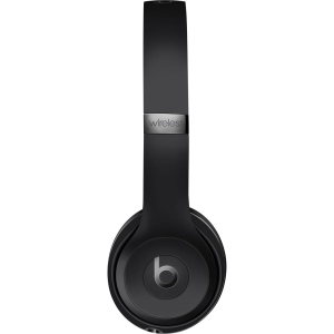 Beats Solo3 Wireless On-Ear Headphones (Matte Black / Icon) Bundle