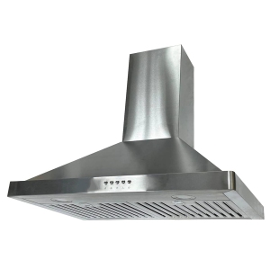 NOVEL 30" Stainless Steel Wall Mount Range Hood - 800 CFM Powerful Ventilation for Efficient Cooking - Sleek Modern Design, LED Lighting & Quiet Operation | EURO-NWB01