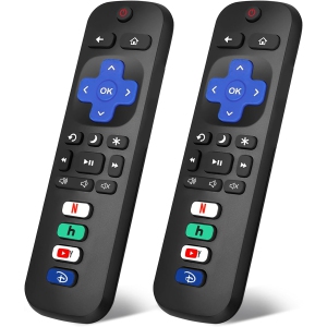 Replacement for Roku Remote,Universal Remote for All Roku TV, for TCL Roku/Hisense Roku/Onn Roku/RCA Roku/Sharp Roku ect, Not for Roku Stick & Box & Player