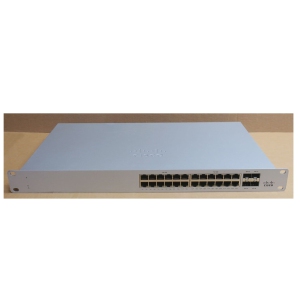 Cisco Meraki Cloud Managed Switch, 24 Gigabit Ethernet Ports, 4 SFP Uplinks, PoE, MS120-24P-HW - Open Box