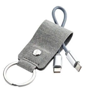 Tylt Keychain USB-C To USB-C Portable Keychain Cable