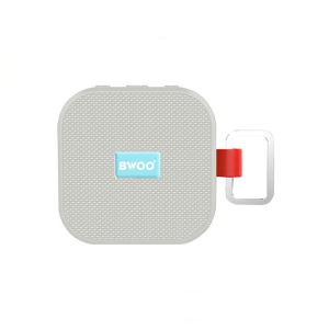 BWOO BS-54G - Portable Waterproof Bluetooth 5.0 Speaker with TF Card, AUX, USB, FM, Grey