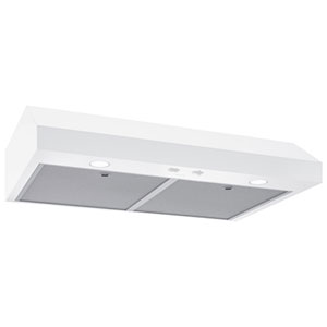 Broan 30" Under Cabinet Range Hood (GLA1303WW) - White