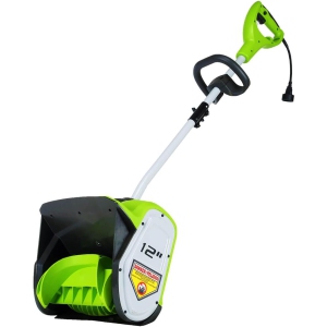 Greenworks 2600802 8 Amp 12-Inch Corded Snow Shovel