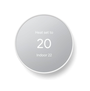 Google Nest Thermostat - Smart Thermostat for Home - Programmable WiFi Thermostat -Snow - Refurbished(Excellent)
