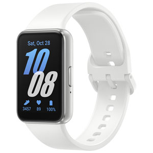 Samsung Fitness Tracker with Heart Rate Monitor & Sleep Tracking – Connected GPS – Silver