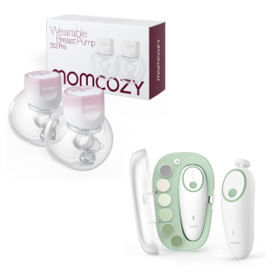 Momcozy Wearable Breast Pump S12 Pro & Momcozy Baby Nail Trimmer, Electric, Rechargeable,Baby Shower Gift