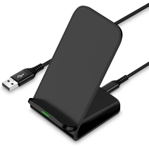 15W Samsung Wireless Charger Fast Charging Stand for Samsung Galaxy S24 S23 Ultra S22 Plus S21 S20 S10 S9 S8 Note20, Fast Wireless Charging Station