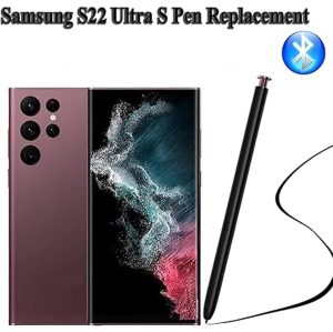 S22 Ultra S Pen Replacement for Samsung Galaxy S22 Ultra 5G Stylus Pen WithBluetooth,Galaxy S22 Ultra Replacment Pen for Samsung Galaxy S22 Ultra All Versions(Burgundy)