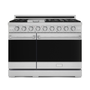 Gordon Ramsay by THOR Kitchen 48 Inch Professional Gas Range with Double Oven in Stainless Steel