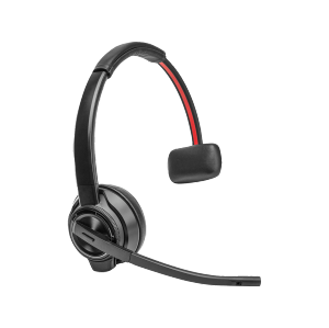 HP Poly Savi 8410 On-Ear Noise Cancelling Wireless Monaural Headset with Mic - Black (8L7E6AA#ABA)