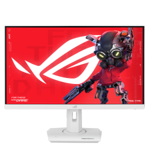 ASUS 27" 4K UHD 160Hz Moniteur de jeux (XG27UCG-W) – Blanc, rapide IPS, Compatible G-SYNC