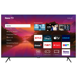 Roku Plus Series 55" 4K UHD QLED Mini-LED HDR10+ Dolby Vision Dolby Atmos Roku OS Smart TV (55R6C5CA) - 2025 - Great for Streaming - Only at Best Buy