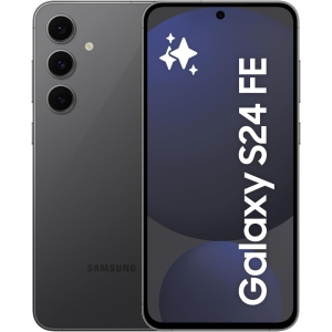 Samsung Galaxy S24 FE - Smartphone Android débloqué, 128 Go - Graphite - Tout neuf