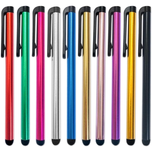 10 Pack Stylus Pen Set, Universal Touch Screen Capacitive Styli Compatible with iPad iPhone 6 6s 7 7s 8 Plus Kindle Samsung Note S5 S6 S7 Edge S8 Plus Tablet Digital, 10 Color