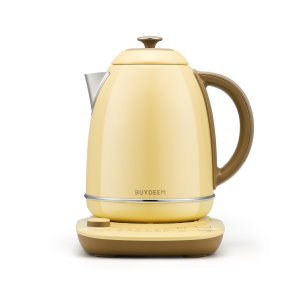 BUYDEEM K740 Electric Kettle with Temperature Control, 12H Keep Warm, Quick Boil, Stainless Steel Hot Water Boiler for Tea Coffee Milk, 1.7L