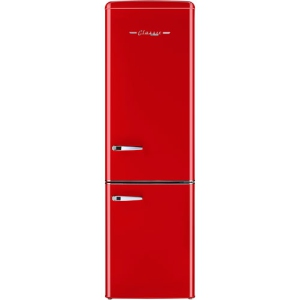 Unique Retro 22" 9 Cu. Ft. Bottom Freezer Refrigerator (UGP-275L R AC) - Candy Red
