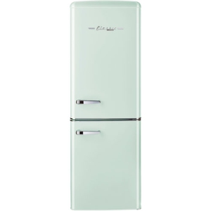 Unique Retro 22" 7 Cu. Ft. Bottom Freezer Refrigerator (UGP-215L LG AC) - Summer Mint Green