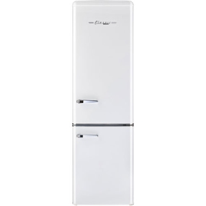 Unique Retro 22" 9 Cu. Ft. Bottom Freezer Refrigerator (UGP-275L W AC) - Marshmallow White