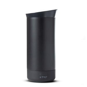 Tylt Power Hydration Mug + Power Bank + Wireless Charger 5,700 mAh Battery Give 2 Full Phone Charges Black
