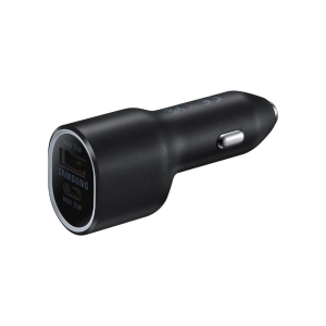 SAMSUNG Car Charger Super Fast Charging Dual Port 1x USB-C (25W), 1x USB-A (15W)